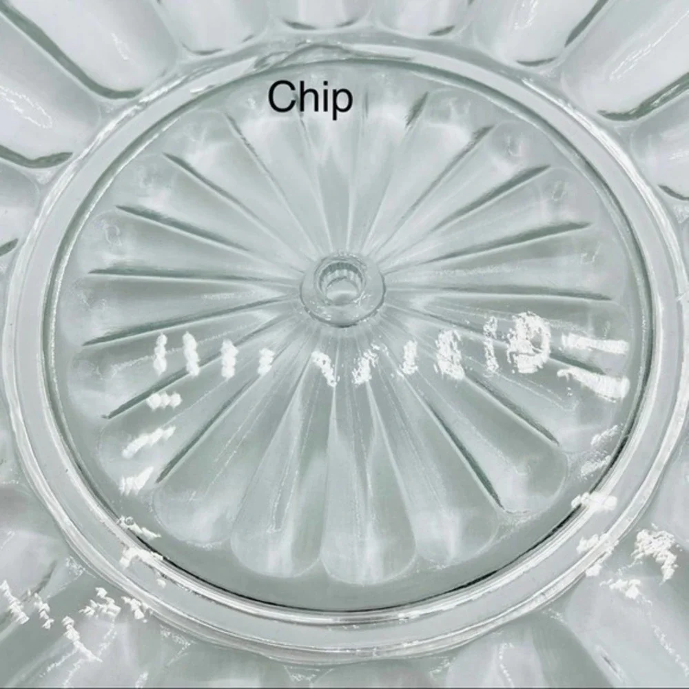 Vintage Serveware Glass Plate | Home Dining
